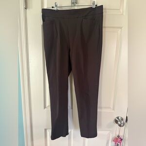 Chico's Dark Brown Straight Leg Pants